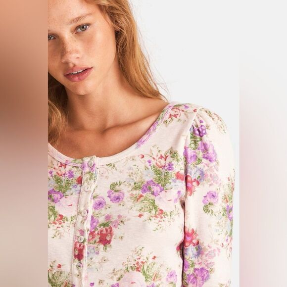 NEW LOVESHACKFANCY jonah crop cardigan in shimmering springs - Picture 3 of 5